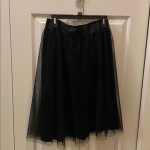 Tule skirt with elastic waistband